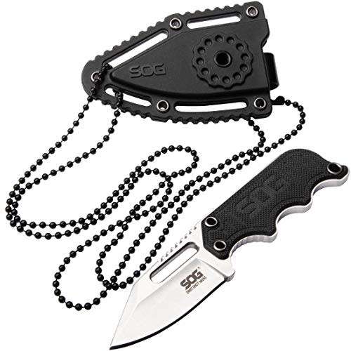 Instinct Mini Wearable Neck and Tactical Belt Knife With Nylon Sheath