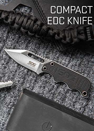 Instinct Mini Wearable Neck and Tactical Belt Knife With Nylon Sheath