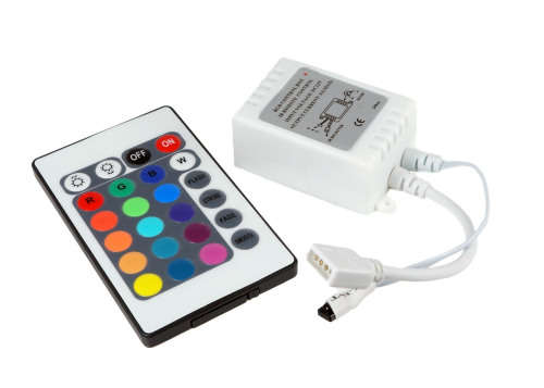 24 Button RGB led strip Controller unit and remote