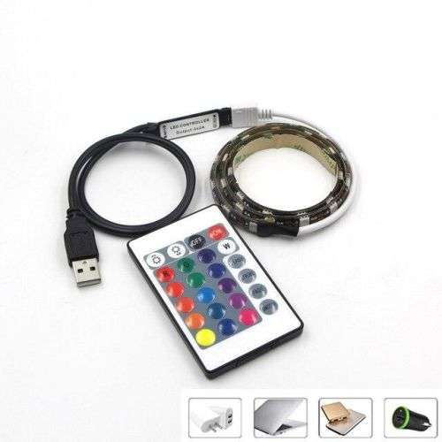 USB Powered LED Strip Light for TV`s 2m RGB strip