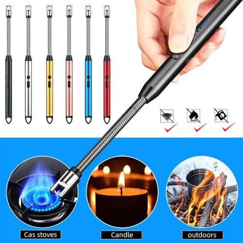 2 x USB Rechargeable Electronic Arc Lighter for Gas stove, candles, Braai, etc. WINDPROOF