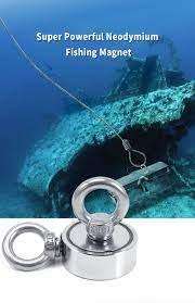 Magnet Fishing set - 300kg pulling force Double sided Neodymium Extra Strong Magnet 94mm