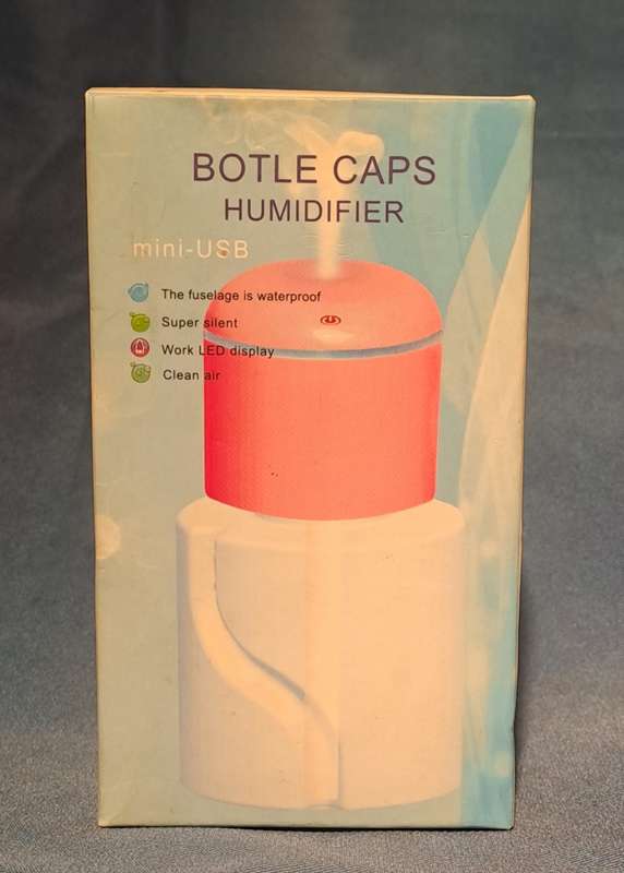 Bottle Caps Humidifier - Mini USB - Super Silent - LED Display