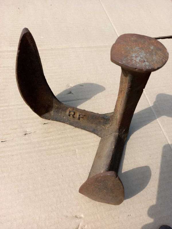 RF No1 Vintage Cast Iron Shoemaker Cobbler Shoe Repair - Stand 1
