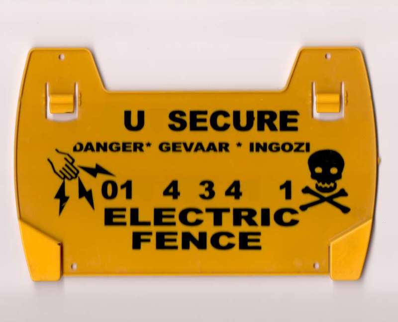 Electric fence Danger sign , danger sign, electric fence sign gevaar sign