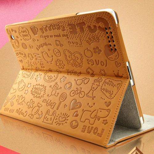iPad 2 or 3 , "NEW" Cartoon cover, case, PU leather - soft and smooth but strong