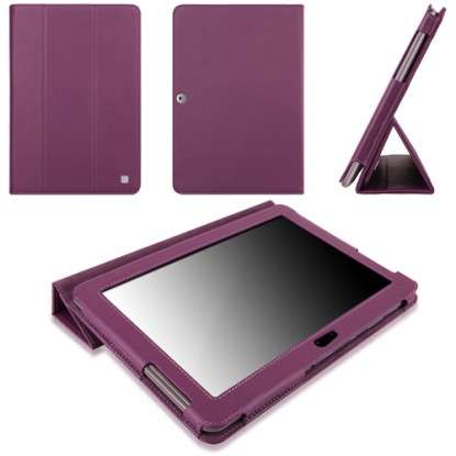 Samsung Galaxy Tab Tri fold 10.1 cover, Pink case, fabric protection