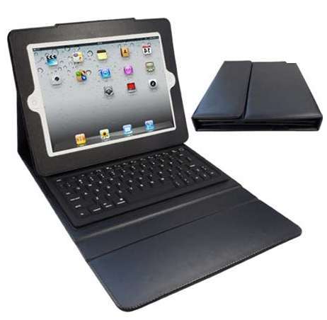 SAMSUNG GALAXY 10.1 inch BLACK LEATHER COVER WITH BLUETOOTH KEYBOARD P7500 , P5100
