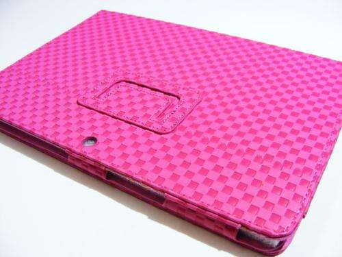 New P5100 Samsung Galaxy 10.1 cover, case, Pink checkered fabric protection