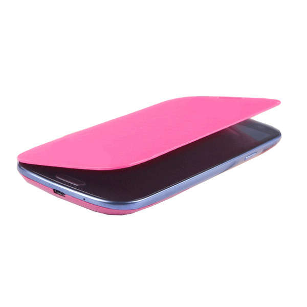 Samsung Galaxy S4 i9500 Quality Flip Cover , magnetic close, sleep, Pink,+free S 4 Screenguard