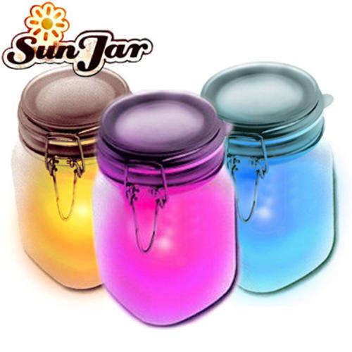LED SOLAR POWERED JAR - SUN JAR - Indoor and Outdoor