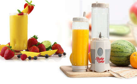 Shake and take blender for smoothies on the go