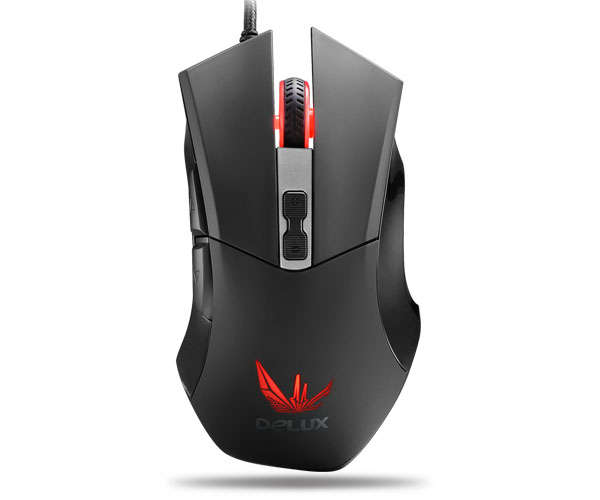 Delux M555 Professional Gaming Mouse - wired - windows 8 ready - variable speed button