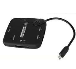Galaxy S3,S4 OTG USB HUB and CARD READER for Samsung Galaxy S3, S4 S5 Note 2, tab3 etc. see below.