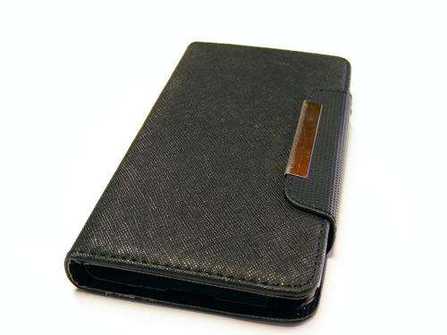 Samsung Galaxy Note 3 III Flip Wallet PU Leather Case Pouch - Black