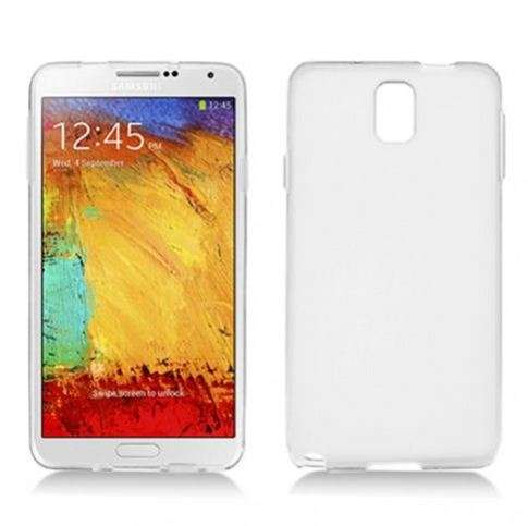 Samsung Galaxy NOTE 3 N9000 , 9002, 9005 Soft TPU Silicon Clear Back Cover + Free Screen protector