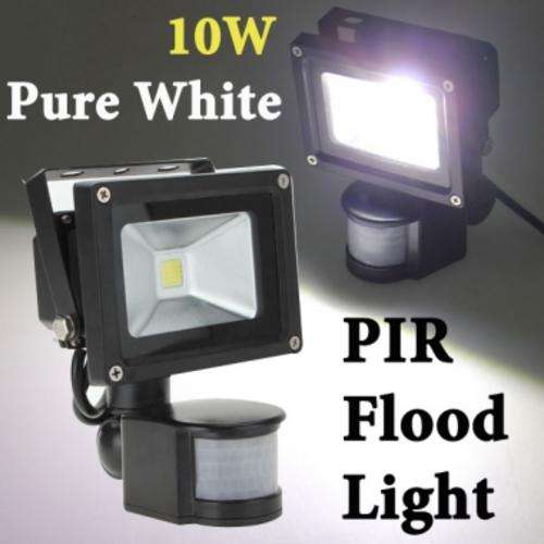 10W White PIR Motion Sensor Security LED Flood Light 220V