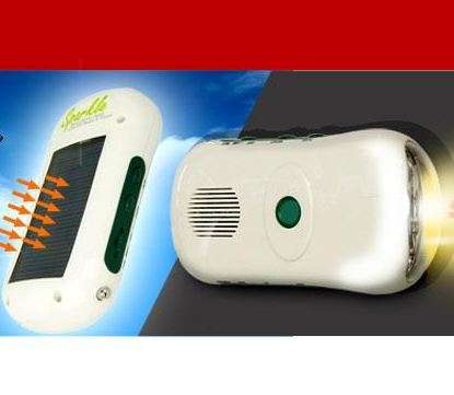 Baobab Sparkle 1200mAh Solar Power Bank For Cellphones With FM Radio, Speaker and LED Torch