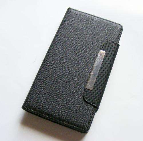Sony xperia Z - Black Wallet Cover L36h + free screen protector