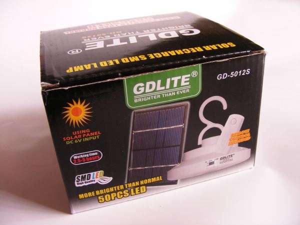 Solar power camping LED Lamp Light with Hanging Hook and remote