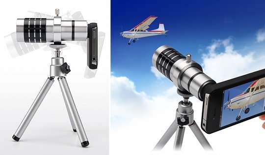 iPhone Telephoto Zoom Lens x10 zoom phone camera lens - for iPhone 5, 5G / S