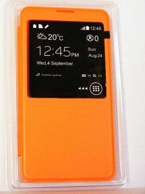 Samsung Galaxy NOTE 3 Quality Flip S View Cover interactive window, sleep,+ free Screenguard