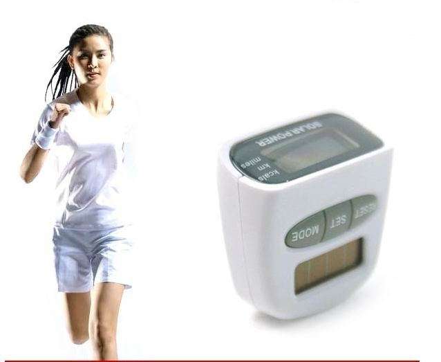 Solar Powered Pedometer - No need for Batteries - Free shipping