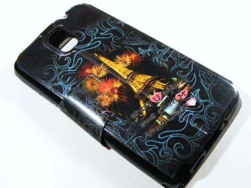 Samsung Galaxy NOTE 3 N9000 , 9002, 9005 Paris at Night Wallet Cover + Free Screen protector