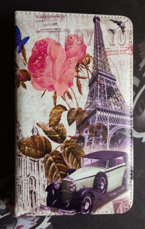 Samsung Galaxy Tab 4 - 7 inch Eiffel Tower and Rose Theme T230 / T231 series