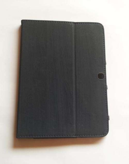 New Samsung Galaxy Tab 4 10.1,  Book cover, case,  Black PU Leather
