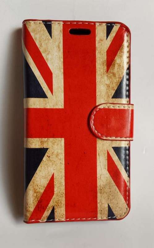 Samsung Galaxy S5 mini wallet cover. UK Flag