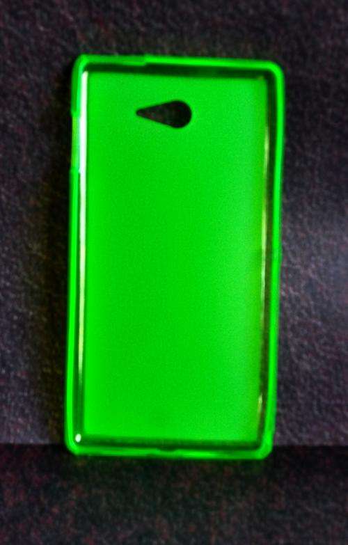 Sony Xperia M2 Aqua - TPU Gel Green Back Cover