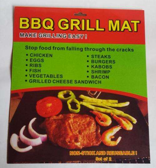 BBQ Grill Mat - Non Stick Braai Solution - Re-Usable Mats