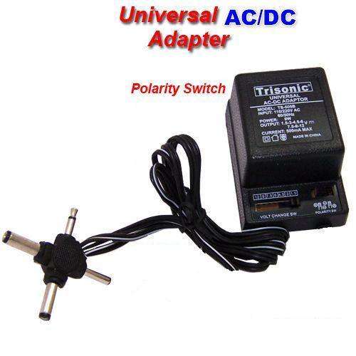 500 mA - AC to DC (AC 220V) Power Adapter Universal 1.5 - 12V Transformer