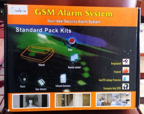 GSM Security Alarm System - 8 wired and 96 wireless zones - Digital display