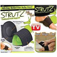 STRUTZ Arch Support - Shock Absorber Cushion Relief for Achy Tired Flat Feet