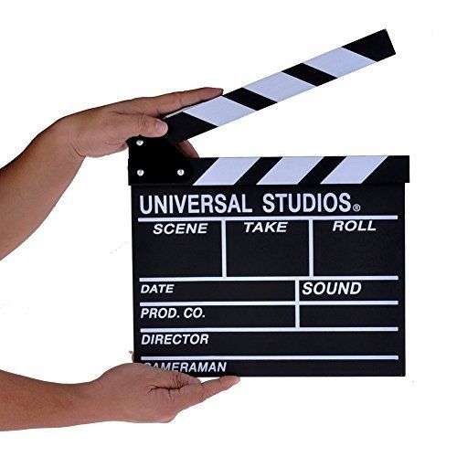 Lights Camera Action / Clapperboard/ Clapboard/ Film Slate/Director board