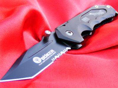 TREE BRAND CLASSIC POCKET KNIFE, BOKER SOLINGEN - WITH BELT CLIP