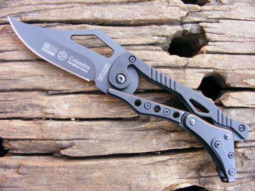 COLUMBIA USA SABER SR2007B POCKET  KNIFE - NEW FOLDABLE DESIGN