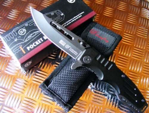 SR(TM) Columbia pocket knife - SRB428 - Black