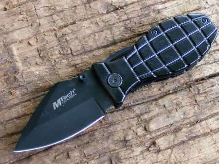 M-TECH USA HAND GRENADE POCKET KNIFE - 440 Stainless steel