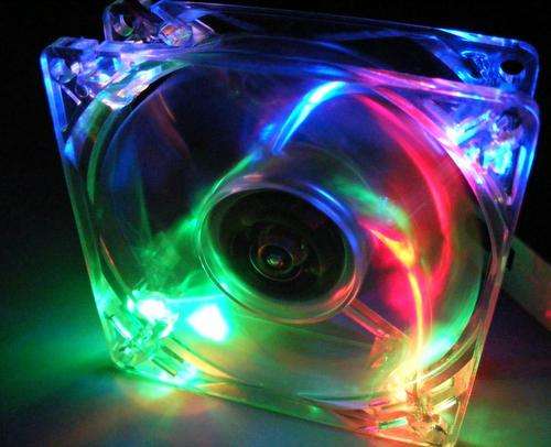 Transparrent Neon LED PC Fan