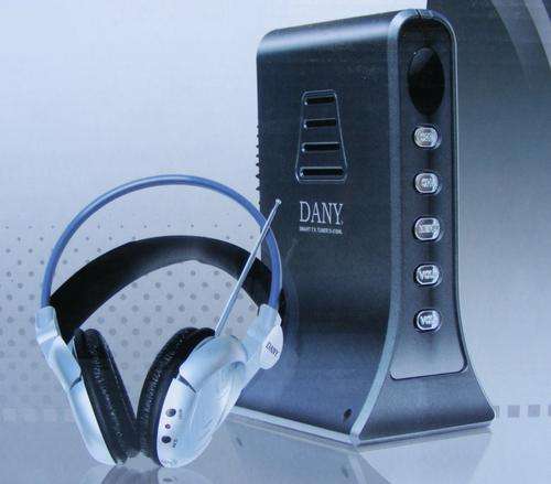 TV TUNER BOX with Wireless headphones - D310WL  + REMOTE CONTROL