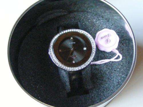 ELEGANT DIVA  LADIES WATCH - LEATHER STRAP