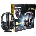 Wireless Headphone System with build in FM Radio ( 6 IN 1 )