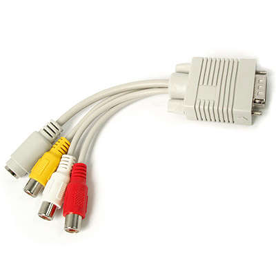VGA to TV Converter S-Video + 3 RCA OUT Cable Adapter