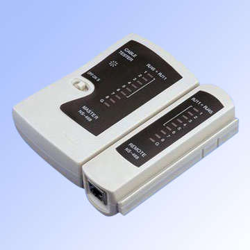 Cable Tester for RJ45 - RJ11 - BNC, new