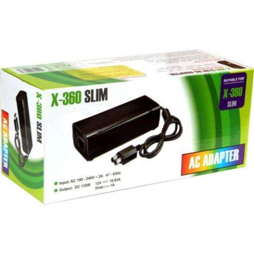 Xbox 360 Slim Ac Adapter, power supply for xbox360 slim console