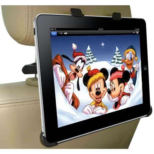 iPad 1 or Ipad 2 Car Mount Back seat 360 degrees rotation and tilt. Ipad back seat bracket