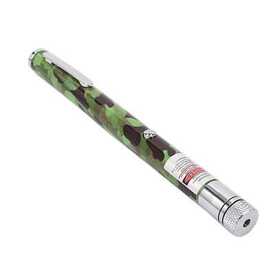 200mw Camouflage Green Laser Pointer with Star/ pattern Cap - Free Shipping